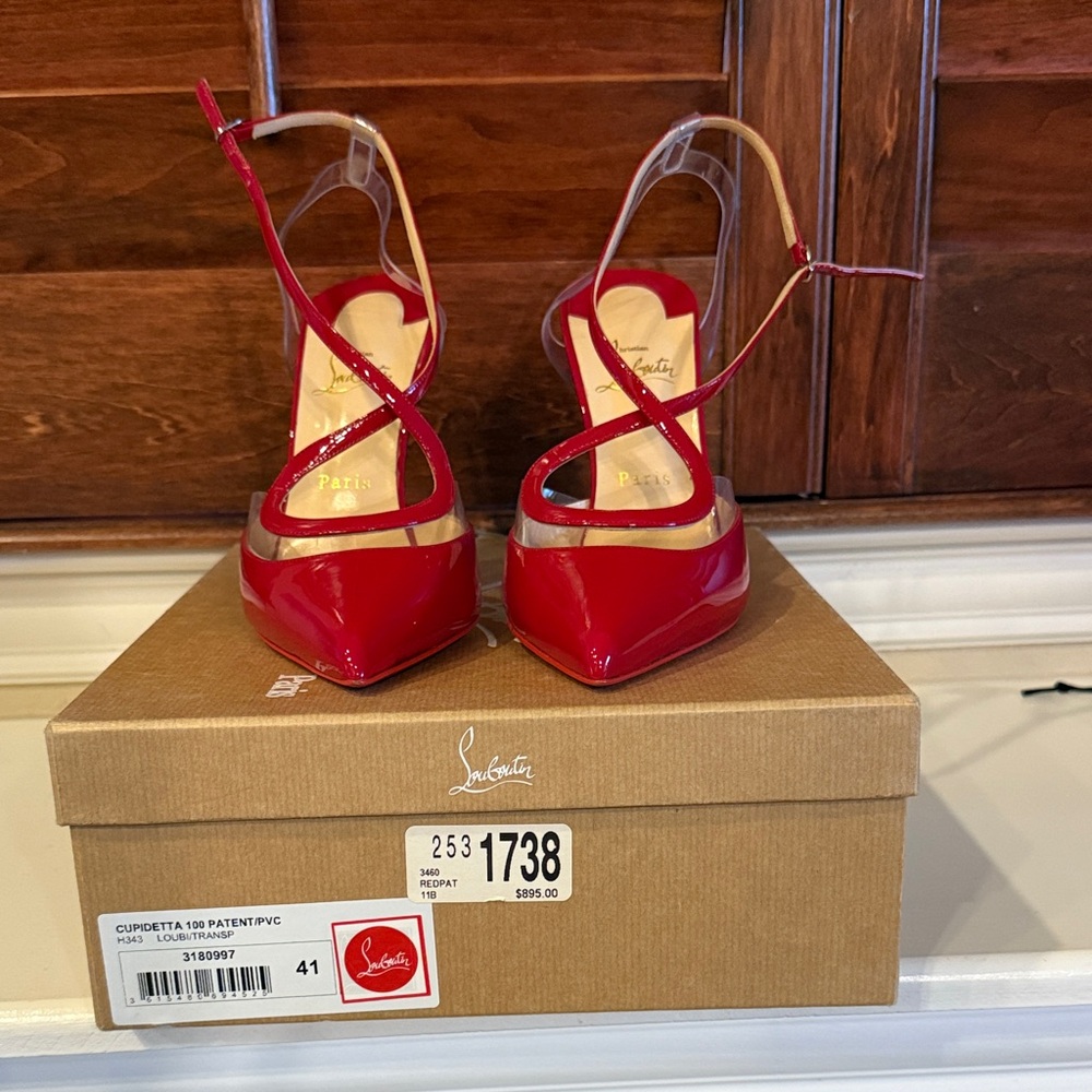 Christian Louboutin Red Patent Heels